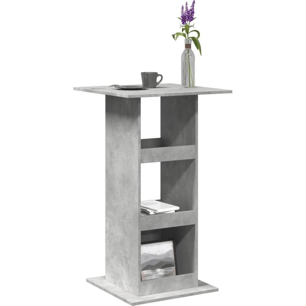 VidaXL, Bartisch, Bartisch mit Ablagen
