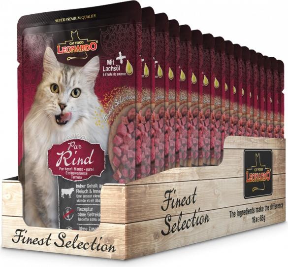 Produktbild Leonardo Cat Food Rind Pur (Adult, 1 Stk., 1360 g)