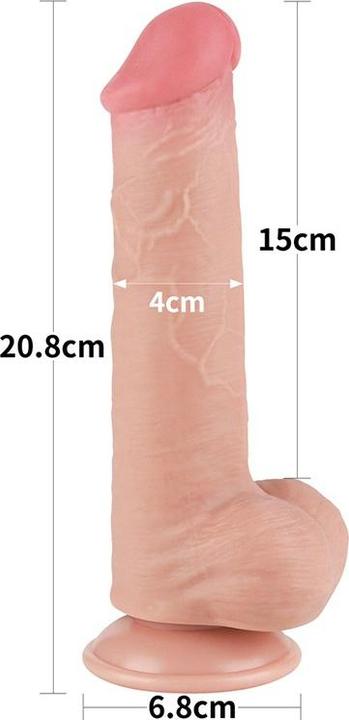 Produktbild Lovetoy Skin Dildo 20.8 cm