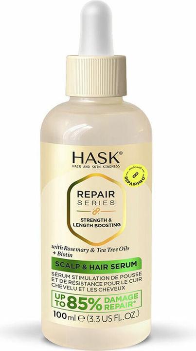 Image du produit Hask Repair Series Force Longitude Boosting pour Cuir Chevelu et Cheveux (100 ml)