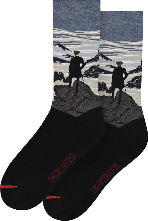 Produktbild MuseARTa Socken Caspar David Friedrich - Wanderer above the Sea of (Einzelpack, 40 - 46)
