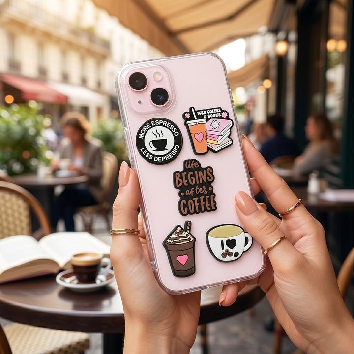 Produktbild OEM 3D Sticker Coffee 5pcs set (5 Sticker)