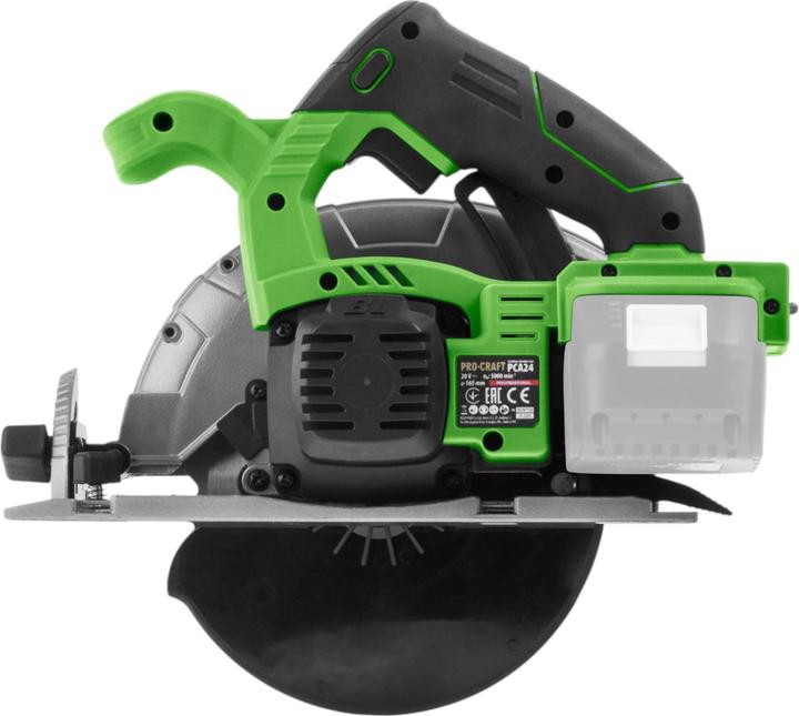 Produktbild Procraft PCA24bb Akku Handkreissäge 20 V 165 mm Brushless Solo - ohne Akku, ohne Ladegerät