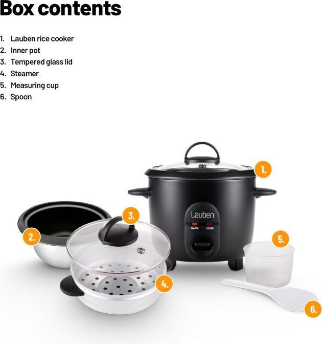 Actual product image Lauben LBNRC600BC