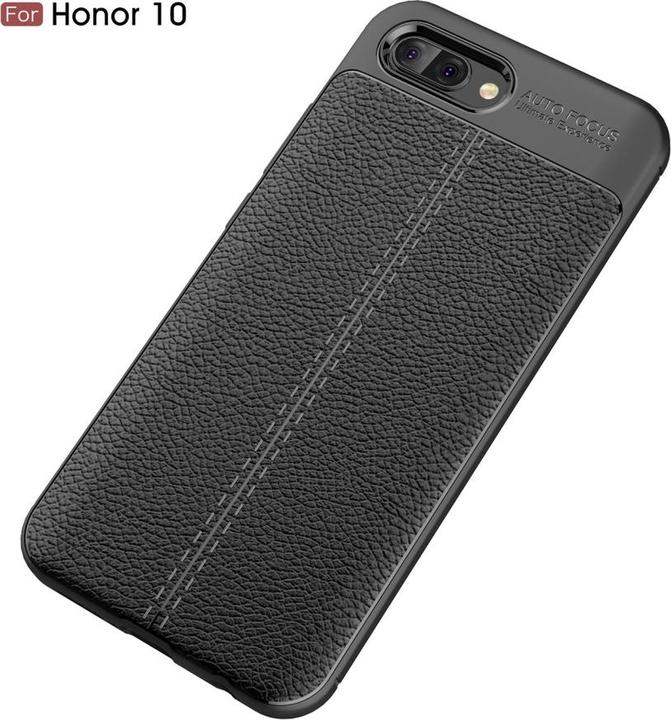 Produktbild Screenguard Honor 10 Hülle Leather Design TPU Cover
