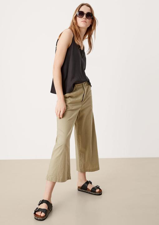 Produktbild s.Oliver Regular: Culotte aus Leinenmix (40)