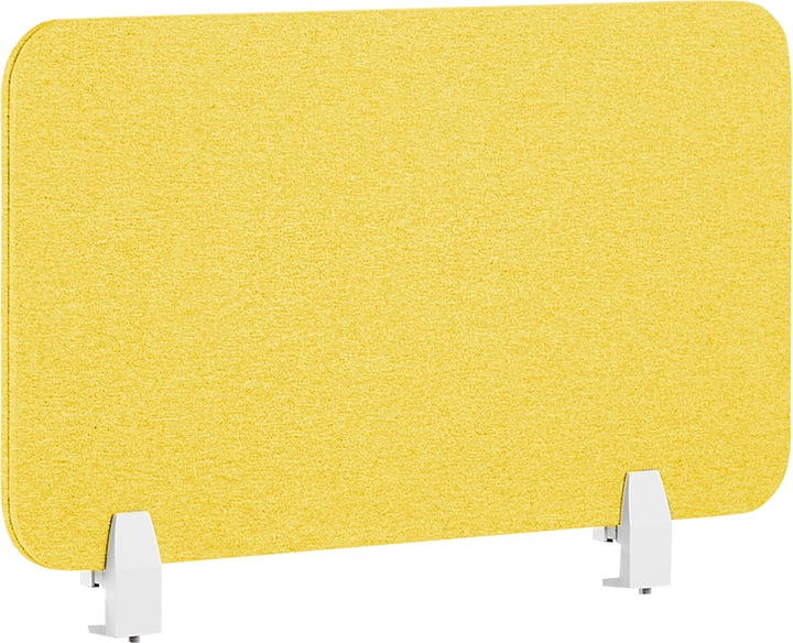 Produktbild Beliani Schreibtischtrennwand senfgelb 80 x 40 cm WALLY
