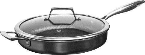 Produktbild Haws Santo sautergryde hybrid keramisk belaegning med låg Ø28 cm (28 cm, Bräter + Schmortopf, Edelstahl, Aluminium)