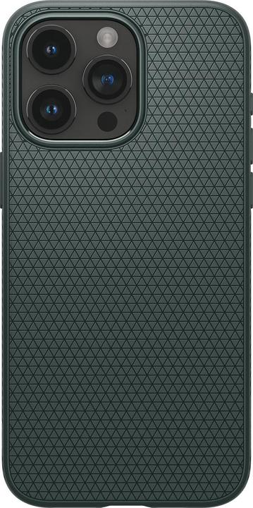 Actual product image Spigen Liquid Air iPhone 15 Pro Max 6.7" zielony/abyss green ACS06564 (Apple iPhone 15 Pro Max)