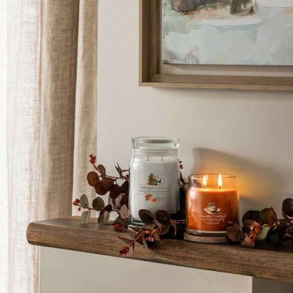 Actual product image Yankee Candle Pumpkin Cinnamon Swirl Signature Medium Jar scented candle (368 g)