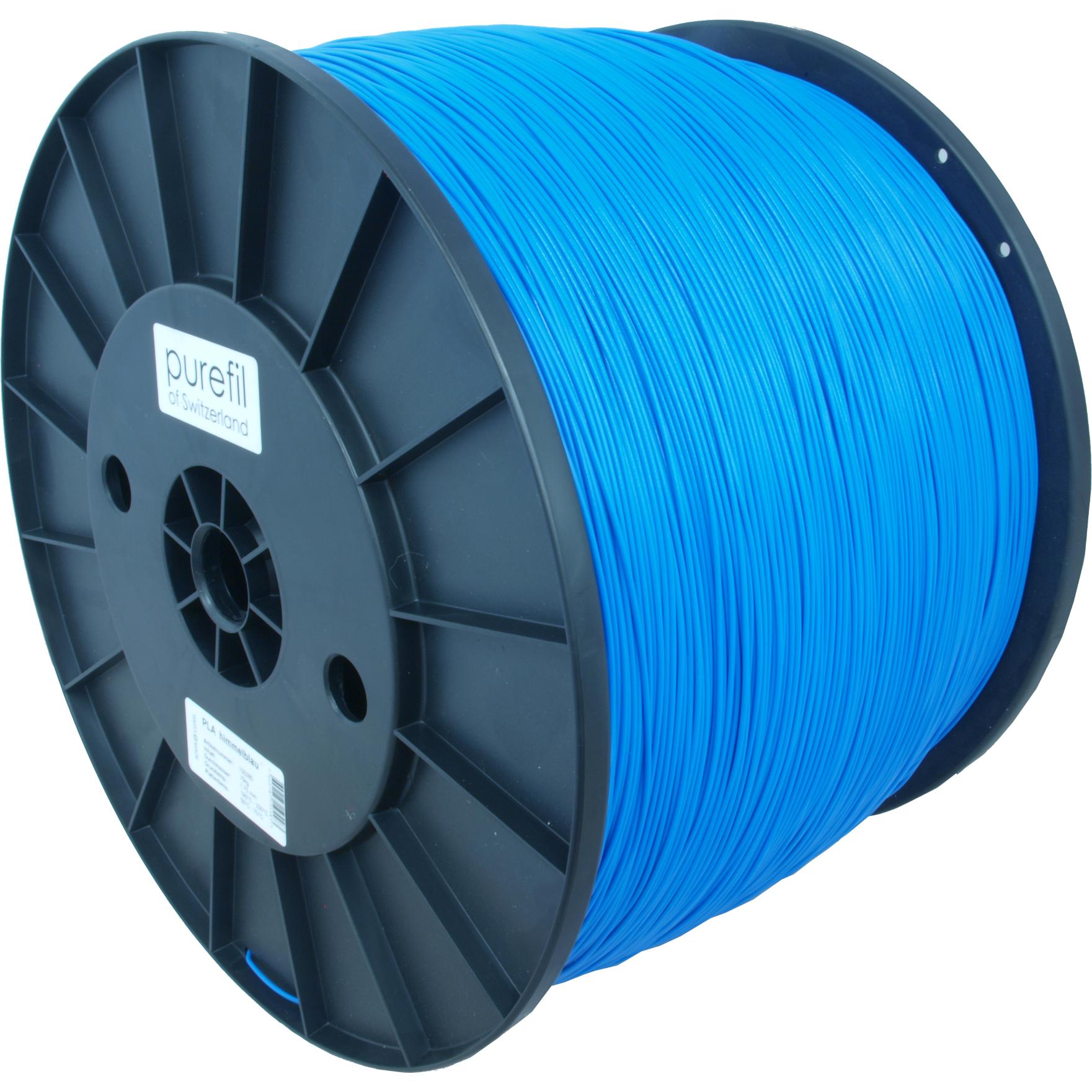 Purefil PLA Filament (PLA, 1.75 mm, 10000 g, Blau), 3D Filament, Blau