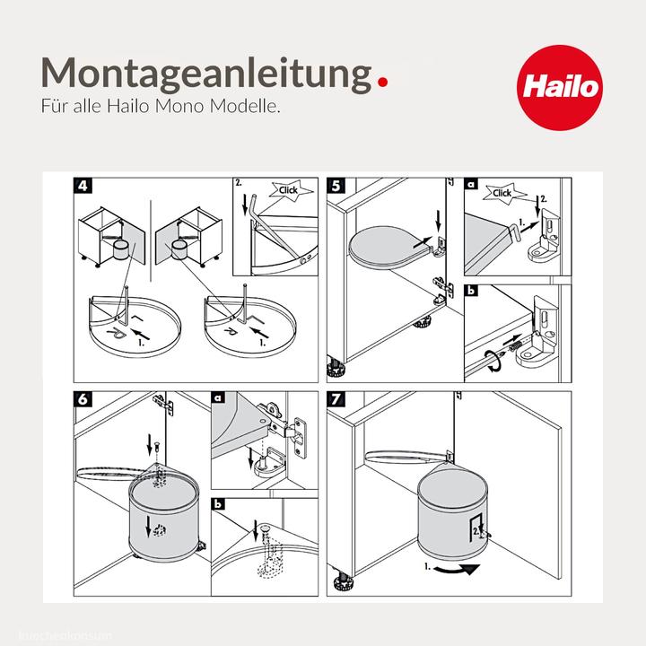 Produktbild Hailo Mono Schwenkeimer 3512031 (12 l)