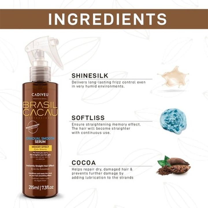Immagine prodotto Cadiveu Brasil Cacau Gradual Smooth Serum 215ml (215 ml)