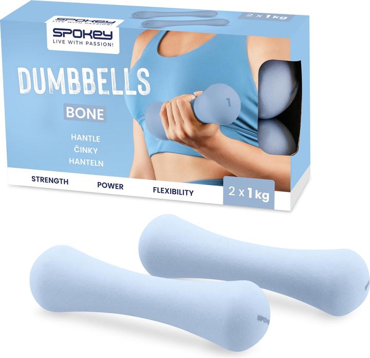 Image du produit Spokey Weight Bone, 1 kg x 2 pcs (2 x 1 kg)