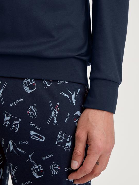 Produktbild Calida Relax Swiss Resort Bündchen-Pyjama (L)