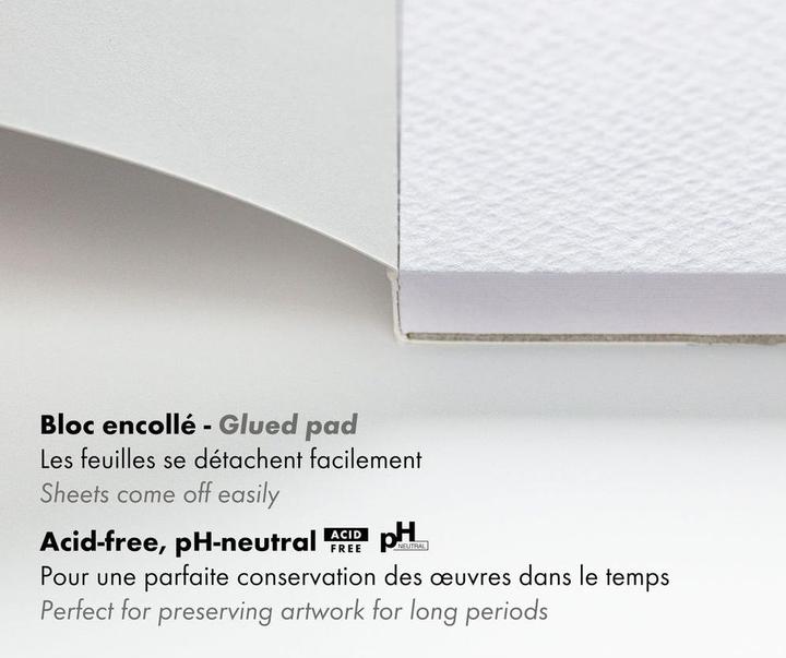 Actual product image Clairefontaine Paint'On grained A4 (250 g/m², 20x)
