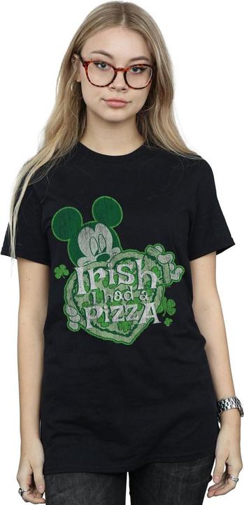 Produktbild Disney Mickey Mouse Shamrock Pizza TShirt (XXL)