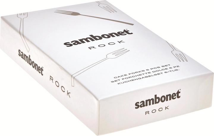 Produktbild Sambonet Rock Kuchengabeln-Set 6-tlg. (6 Stück, Gabel)