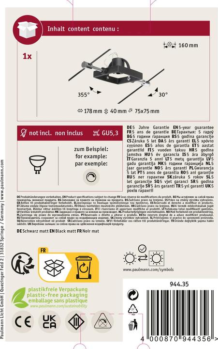 Produktbild Paulmann Wire System MacII (GU5.3)