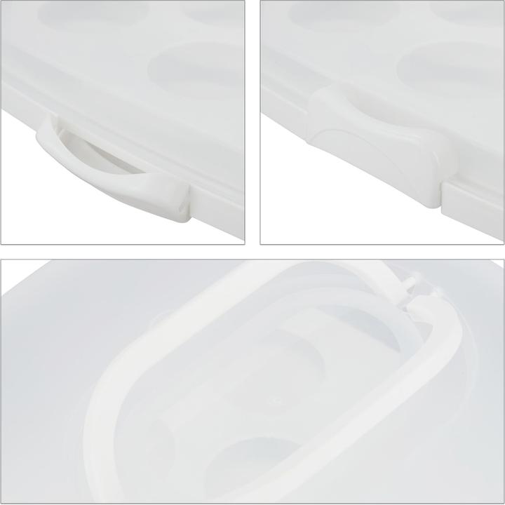 Relaxdays Square Cake Carrier