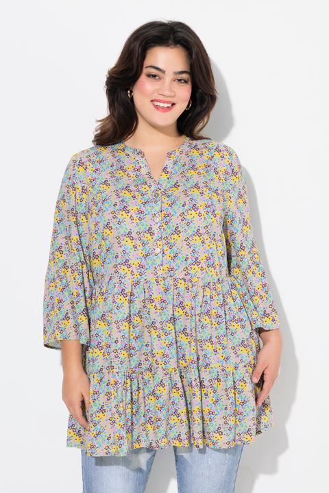 Actual product image Angel of Style Bluse, Minimal-Blütenmuster (50)