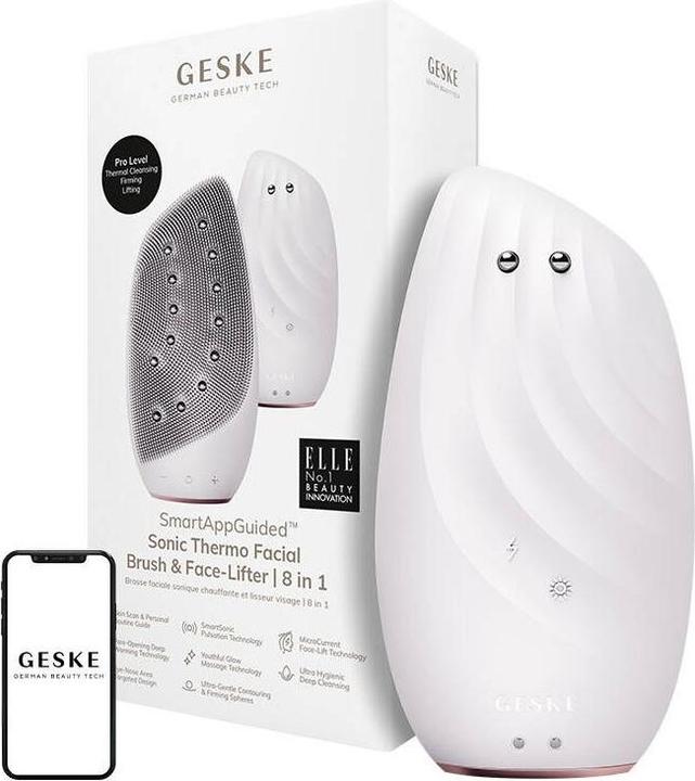 Productafbeelding Konjac Sponge Soniczna szczoteczka termiczna & lifting do twarzy 8w1 Geske z Aplikacją (sterlicht)