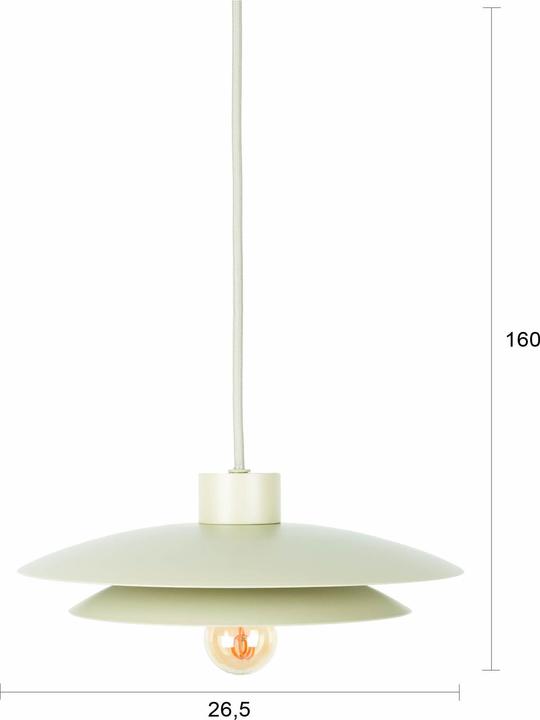 Actual product image White Label Living Pendant Lamp Wubbo Beige (E27)