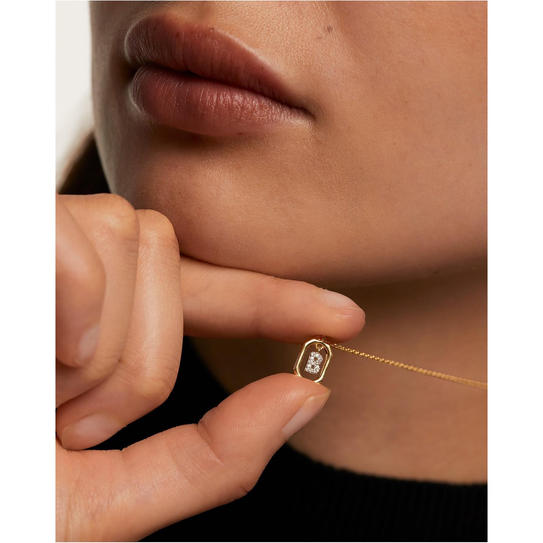 Thumbnail - Pd Paola, Halsschmuck, Mini Letters, (925er Silber, 50 cm)