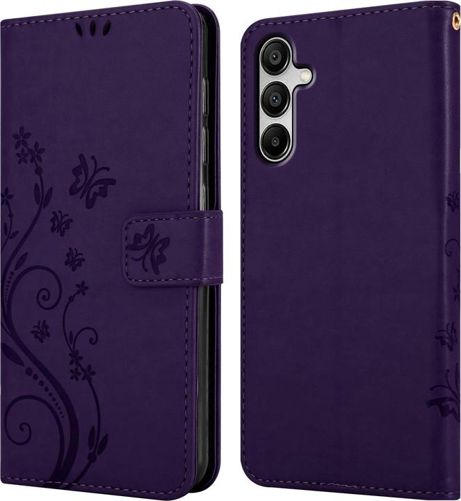 Produktbild Cadorabo Hülle für Samsung Galaxy A16 mit Blumen Muster (Samsung Galaxy A16)