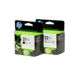 Thumbnail - Peach, Druckerpatrone, Spar Druckköpfe kompatibel zu No. 21XL, C9351AE, No. 22XL, C9352AE (M, BK, C, Y)