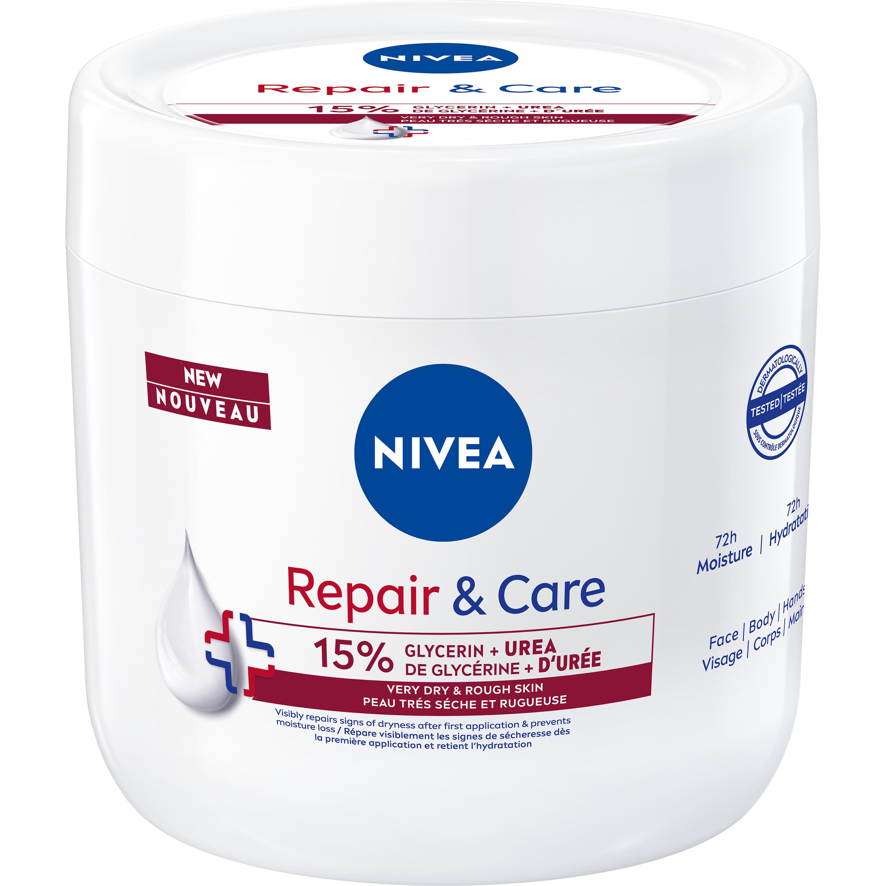 NIVEA, Lozione corpo, Repair & Care Body Cream UREA (Crema corpo, 400 ml)