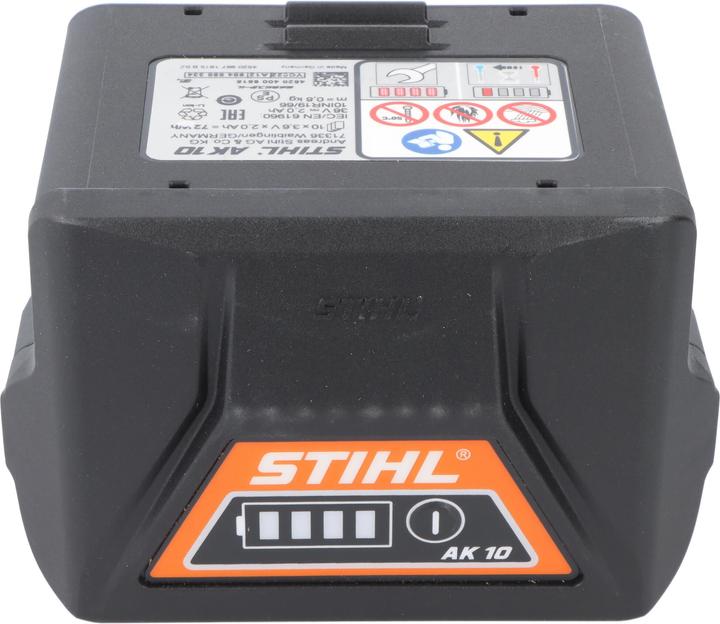 Actual product image Stihl Akku AK 10 für Modelle des AkkuSystem COMPACT z.B. HSA 56, FSA 56 Li-Ion mit LED (36 V)