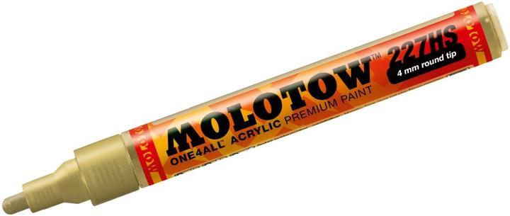 Produktbild Molotow Filzstift One4all 227HS metallic gold 228 (Metallic Gold, 4 mm, 1 x)