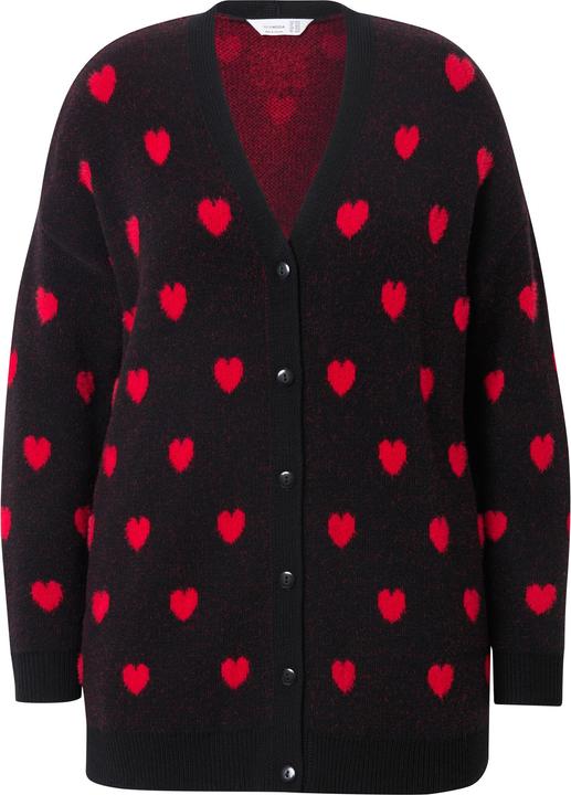 Immagine prodotto Miamoda Strickjacke, Classic Fit, Herzen (56)