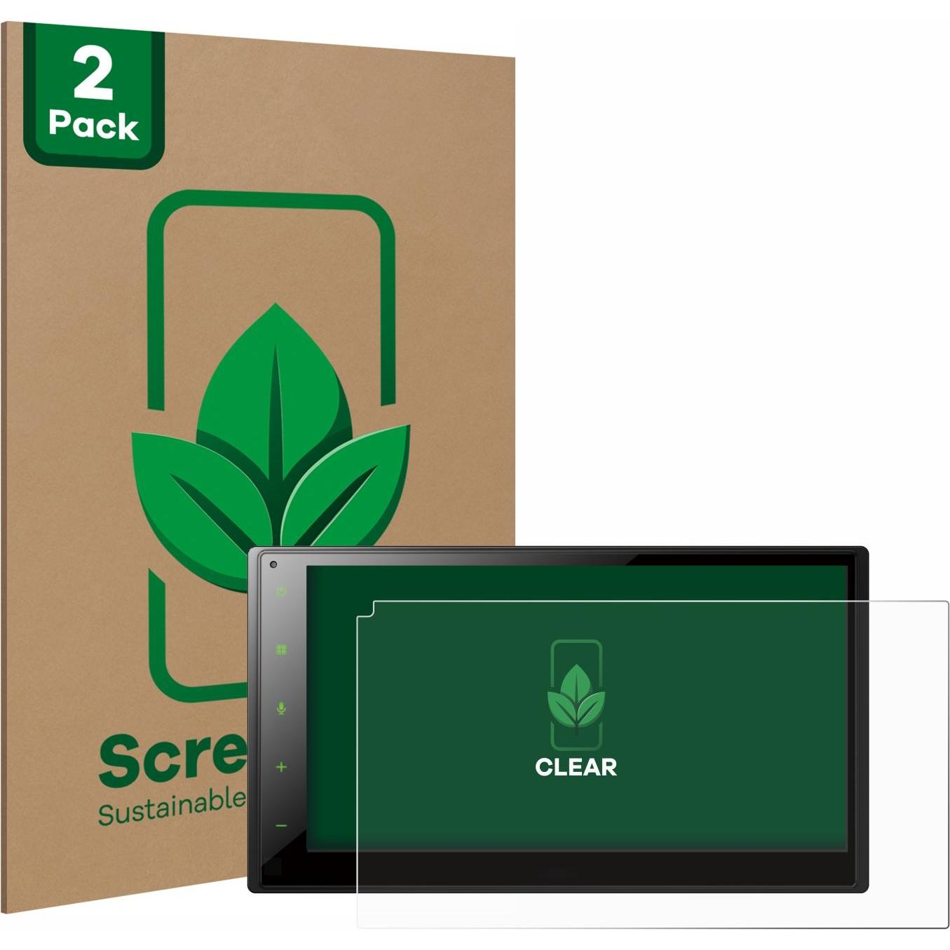 ScreenLeaf, Fahrzeug Navigation Zubehör, Schutzfolie nachhaltiger Displayschutz Displayschutzfolie Folie Klar Transparen...