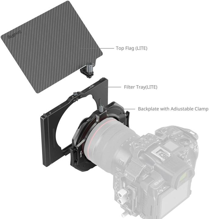 Actual product image SmallRig 4409 LITE Matte Box with Adjustable Clamp (Mat Box)