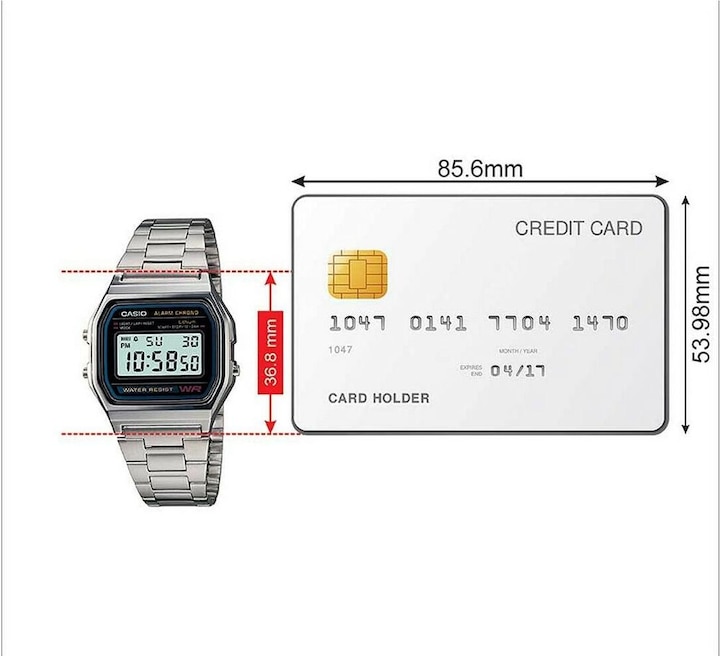 Produktbild Casio Vintage A158wea-1ef (Digitaluhr, 36.80 mm)