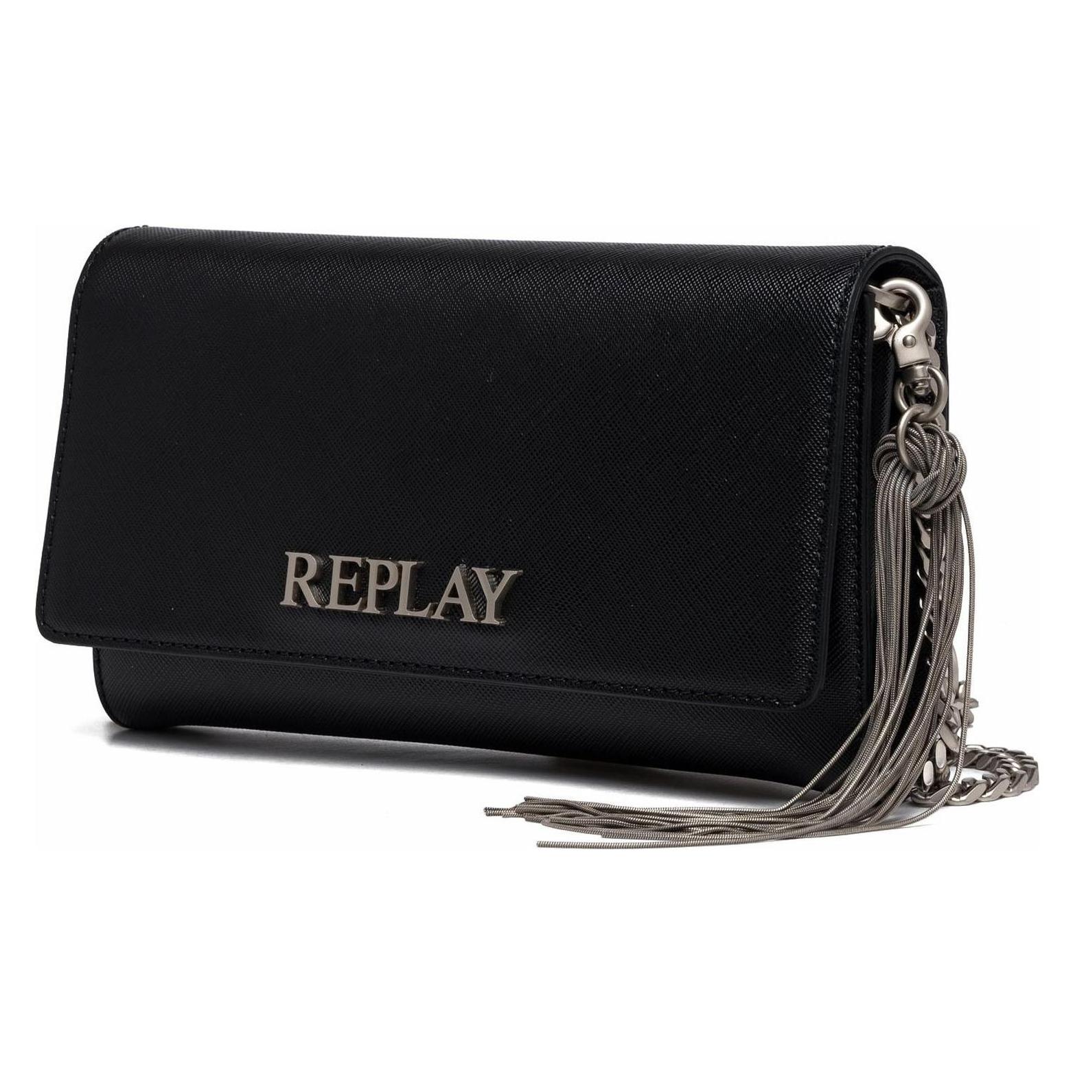 Replay, Damen, Handtasche, Crossbody Bag, Schwarz