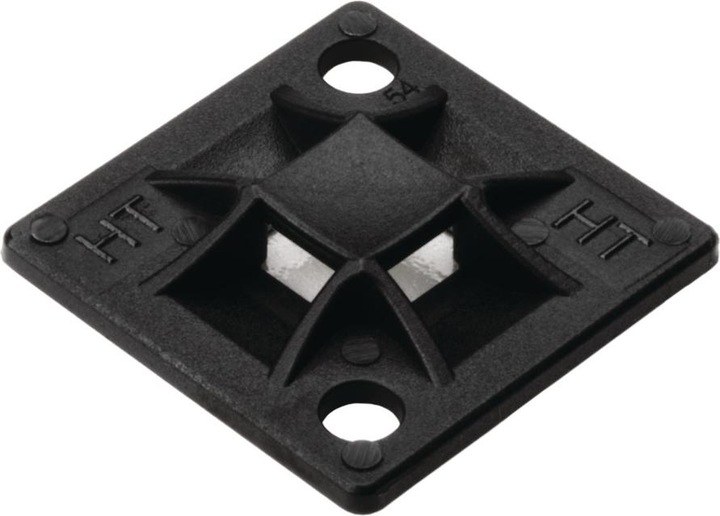 Produktbild HellermannTyton Montagesockel Q-Mount klebend 40x40mm (Metallkabelbinder, 40 mm, 50 Stk.)