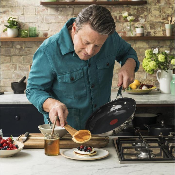 Produktbild Tefal Jamie Oliver Smart Cook Bratpfanne H8822S (Bratpfanne, Edelstahl, 28 x 9.30 cm)