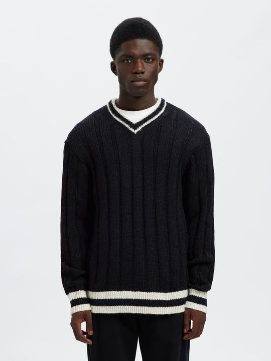 Produktbild Selected Homme Wollmix Pullover mit V-Ausschnitt (L)