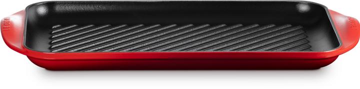 Actual product image Le Creuset 20132400600460 Extra-large grill pan, cherry red (Grill pan, Cast iron, 40 x 3.80 cm)