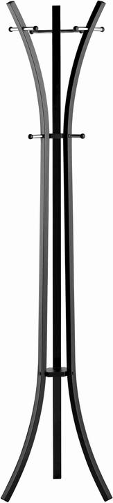 Alco 2873-11 Floor-Standing 9hook(s) Black Coat Rack
