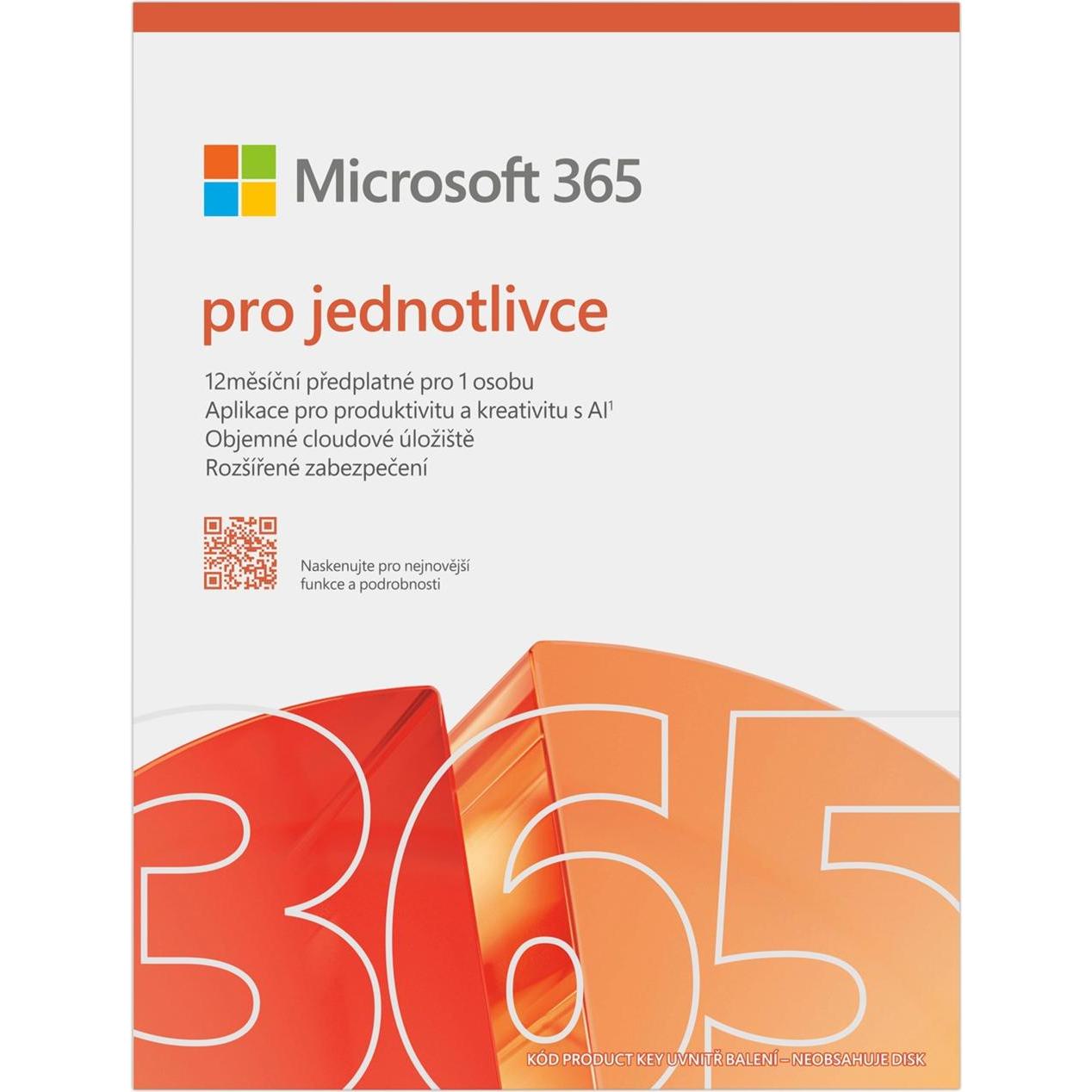 Microsoft 365 Personal FY25H2 Mac/Win, 1 year, CZ per Android & iOS & Windows & Mac OS
