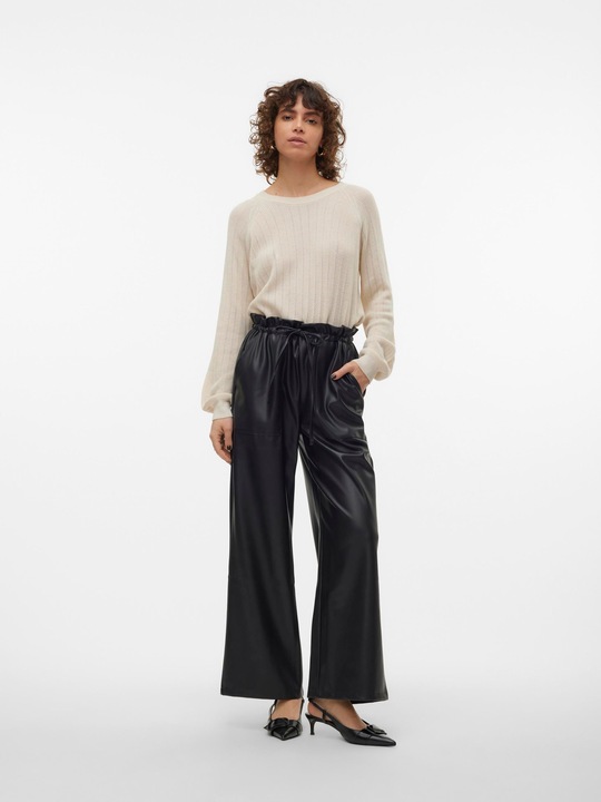 Produktbild Vero Moda VMPAULINA Hohe Taille Hose Hose in Lederoptik (L)