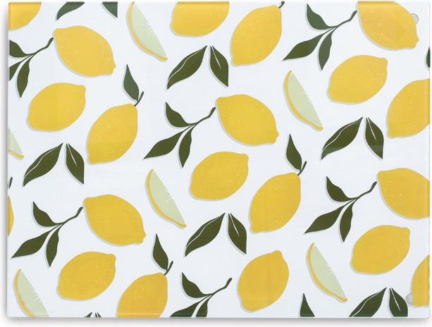 Produktbild Zeller Present Schneidbrett Glas Lemons 40x30 cm