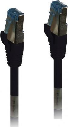 Actual product image Synergy 21 Patch cord RJ45 CAT6A 500Mhz 0,5m black S-STP(S/FTP) PUR(Outdoor/Industrial) (S/FTP, CAT6a, 0.50 m)