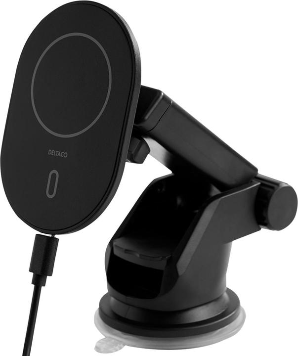 Immagine prodotto Deltaco Caricatore wireless per auto con magnete (15 W)