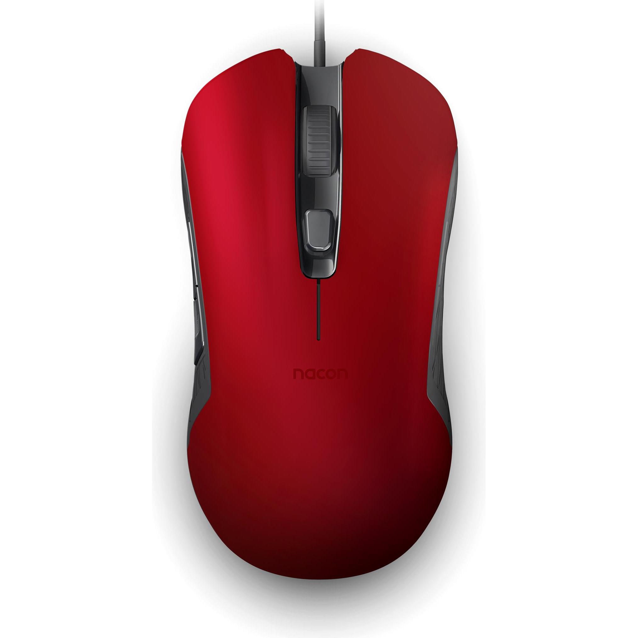 Nacon Gaming GM-110 (Kabelgebunden), Maus, Rot