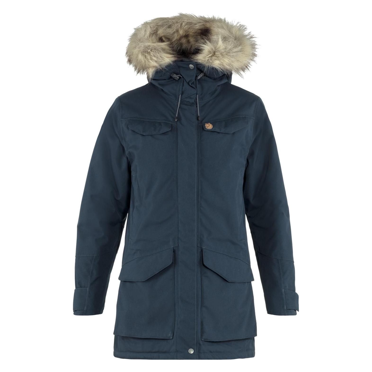 Fjällräven, Damen, Winterjacken, Women's Nuuk Parka, Blau, (Xl)